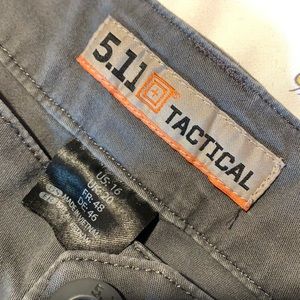 5.11 Tactical Nora shorts 5” inseam. Women’s utility shorts flint grey size 16